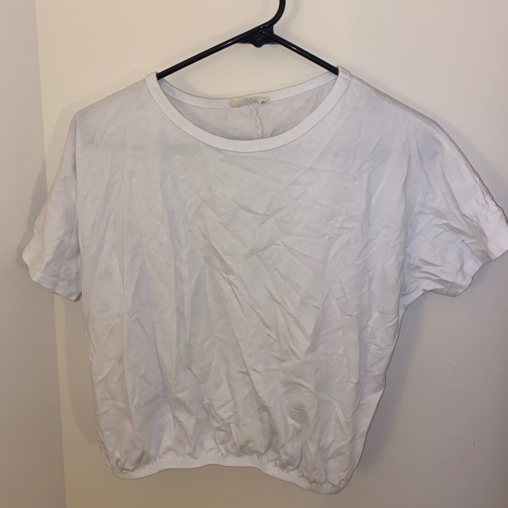 White Crop Top